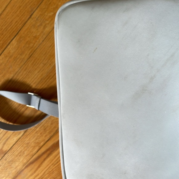 Kate Spade grey-silver colored crossbody or shoulder purse. - Picture 4 of 5